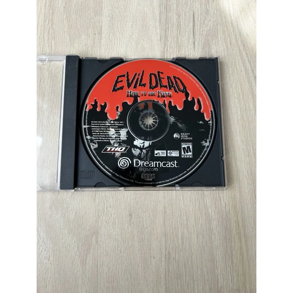 EVIL DEAD HAIL TO THE KING Sega Dreamcast 2000 Game Disc Only